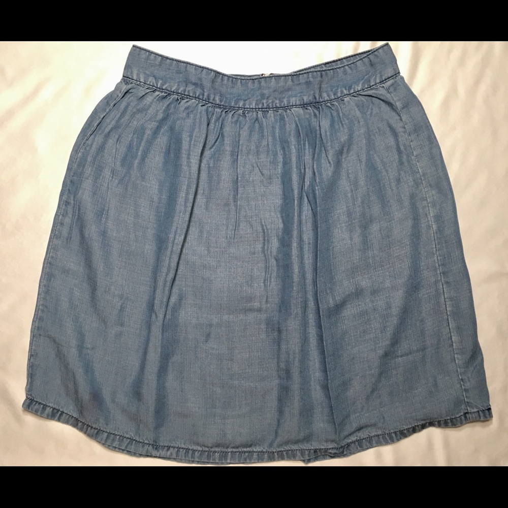 Madewell Mini Skirt Denim (4)